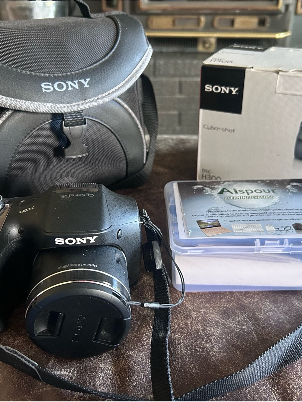 Sony Cyber-shot Black Bridge Camera with Carry Case